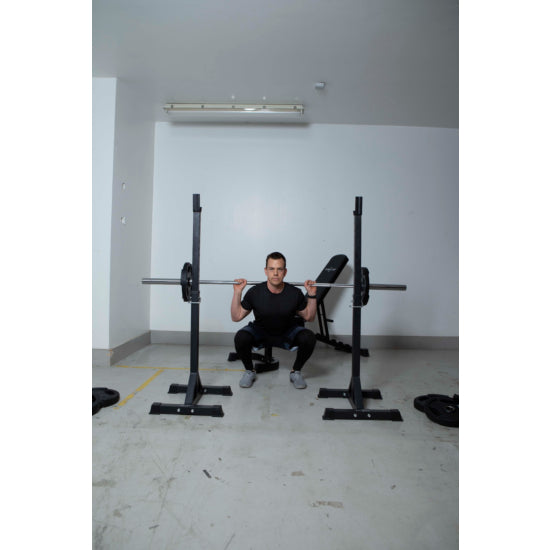 TITAN LIFE Weight Set Viktset 100 kg (Garage Gym) – komplett styrkepaket för hemmaträning