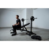 TITAN LIFE Weight Set Viktset 100 kg (Garage Gym) – komplett styrkepaket för hemmaträning