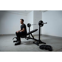 TITAN LIFE Weight Set Viktset 100 kg (Garage Gym) – komplett styrkepaket för hemmaträning