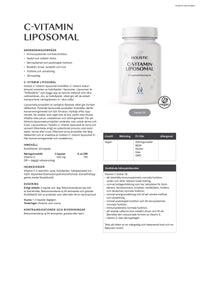 Holistic C-vitamin liposomal, 60 kapslar