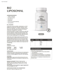 Holistic B12 liposomal, 60 kapslar