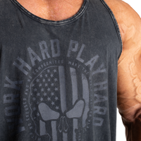 Gasp Skull t-back