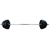 TITAN LIFE Weight Set Skivstångsset 120 kg – komplett styrkepaket för seriös träning
