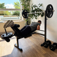 Titan Life Essential Bench II – komplett träningsbänk för hemmagymmet