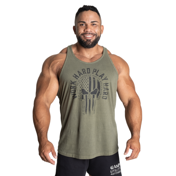 Gasp Skull t-back