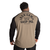 Gasp Iron Camp Raglan LS
