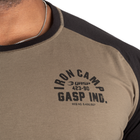Gasp Iron Camp Raglan LS