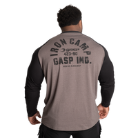 Gasp Iron Camp Raglan LS