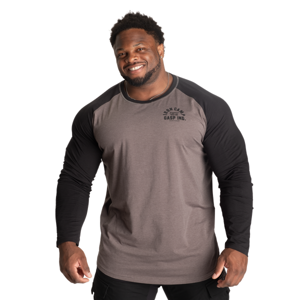 Gasp Iron Camp Raglan LS