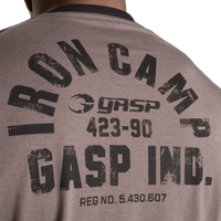 Gasp Iron Camp Raglan LS