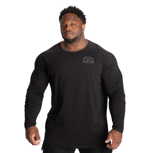 Gasp Iron Camp Raglan LS