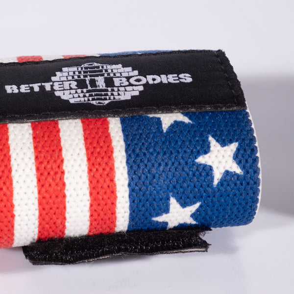 Better Bodies USA Flag Wrist Wraps