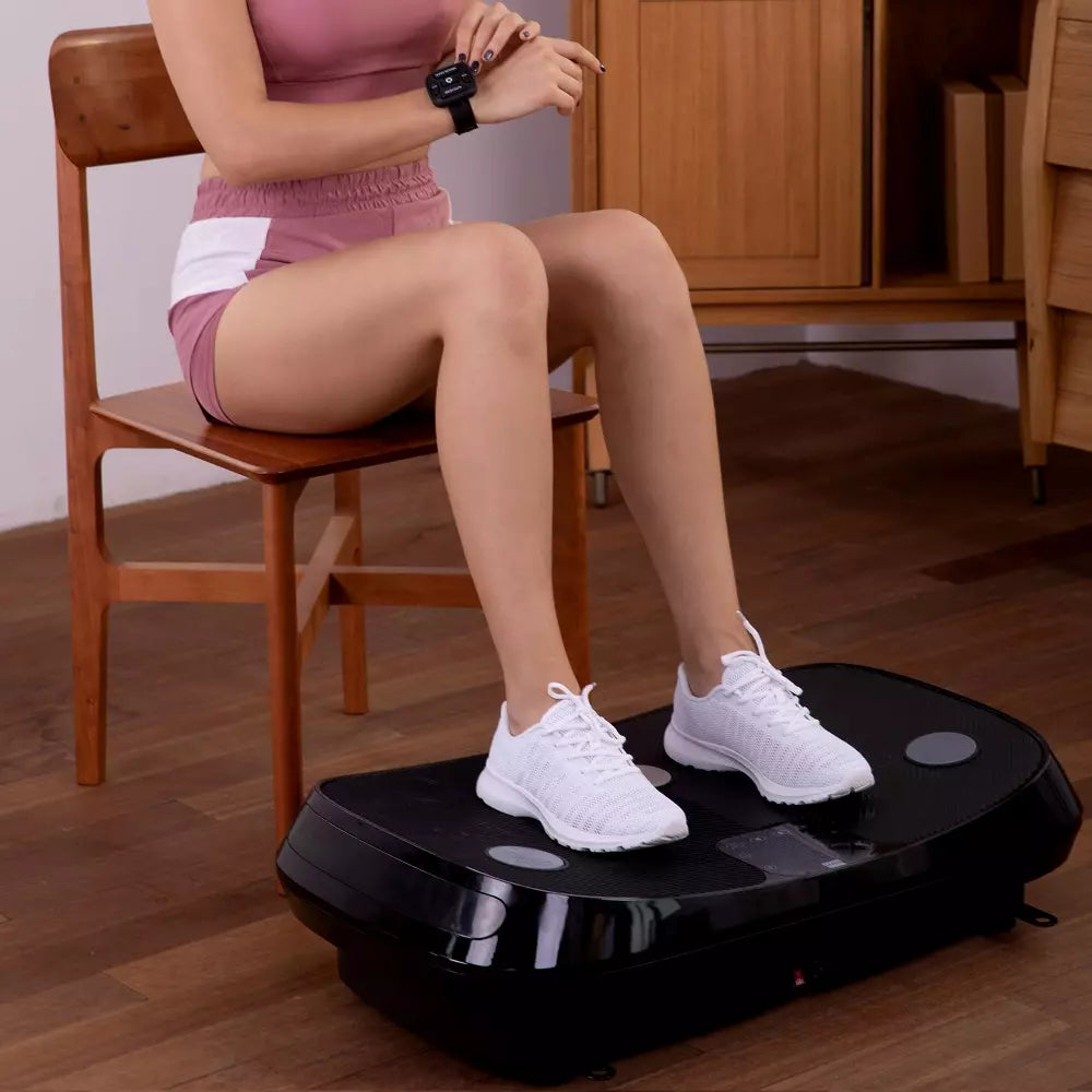 FitnessPlate 4D – Vibrationsplatta för lymfsystem, förbränning & smärtlindring