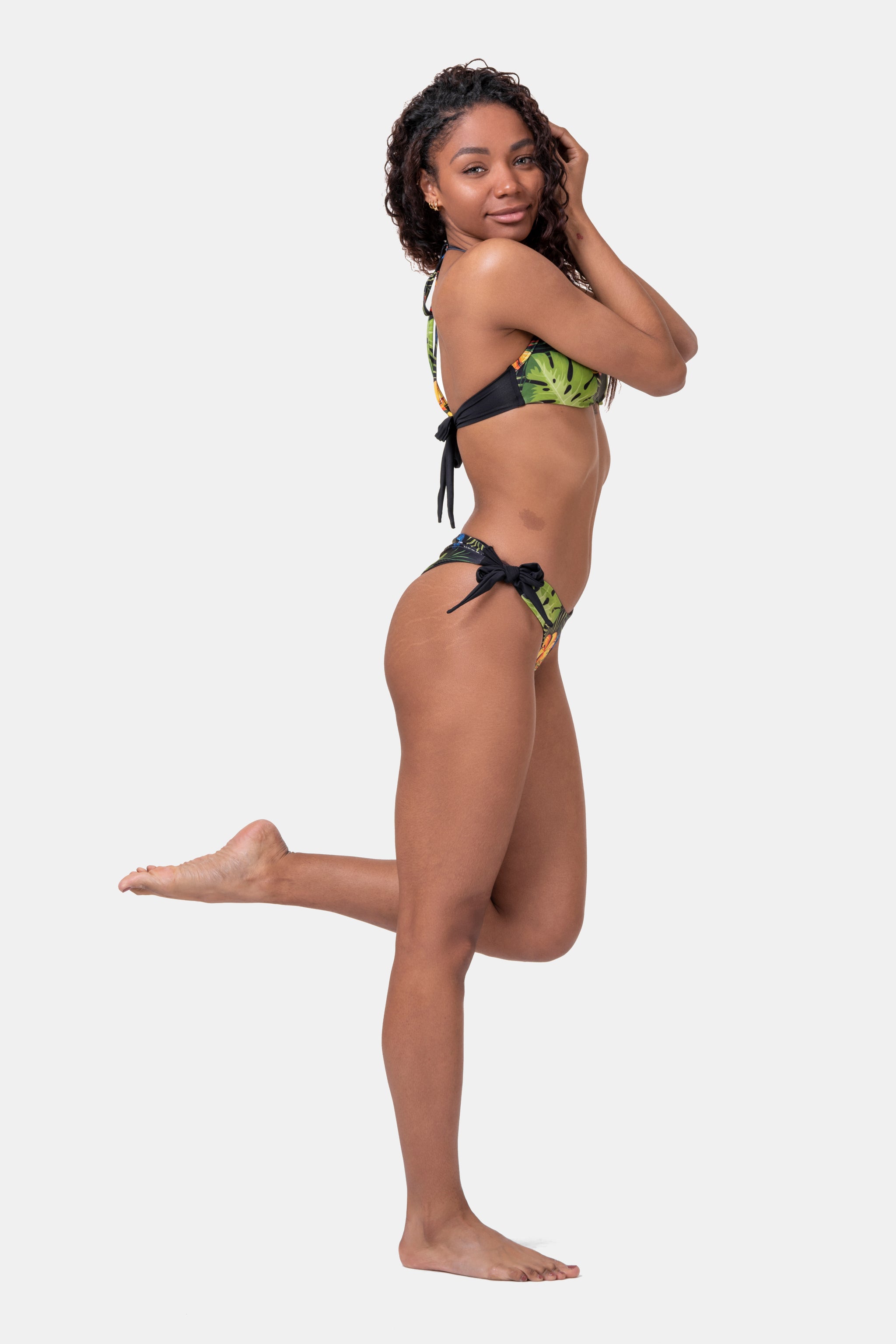 NEBBIA Earth Powered Bikini Top, jungle green