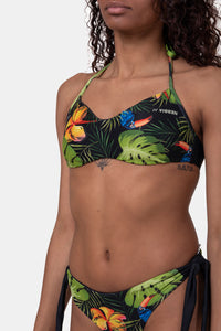 NEBBIA Earth Powered Bikini Top, jungle green