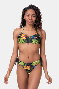 NEBBIA Earth Powered Bikini Top, jungle green