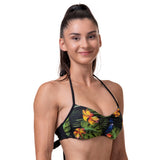 NEBBIA Earth Powered Bikini Top, jungle green