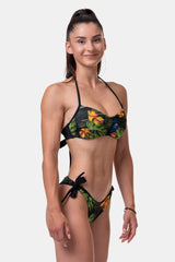NEBBIA Earth Powered Bikini Top, jungle green