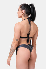 NEBBIA Earth Powered Bikini Top, volcanic black