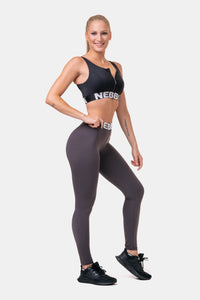 Nebbia Squat HERO Scrunch Butt leggings, marron