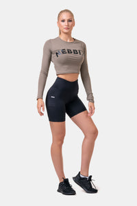 Nebbia Fit Smart Biker Shorts, black
