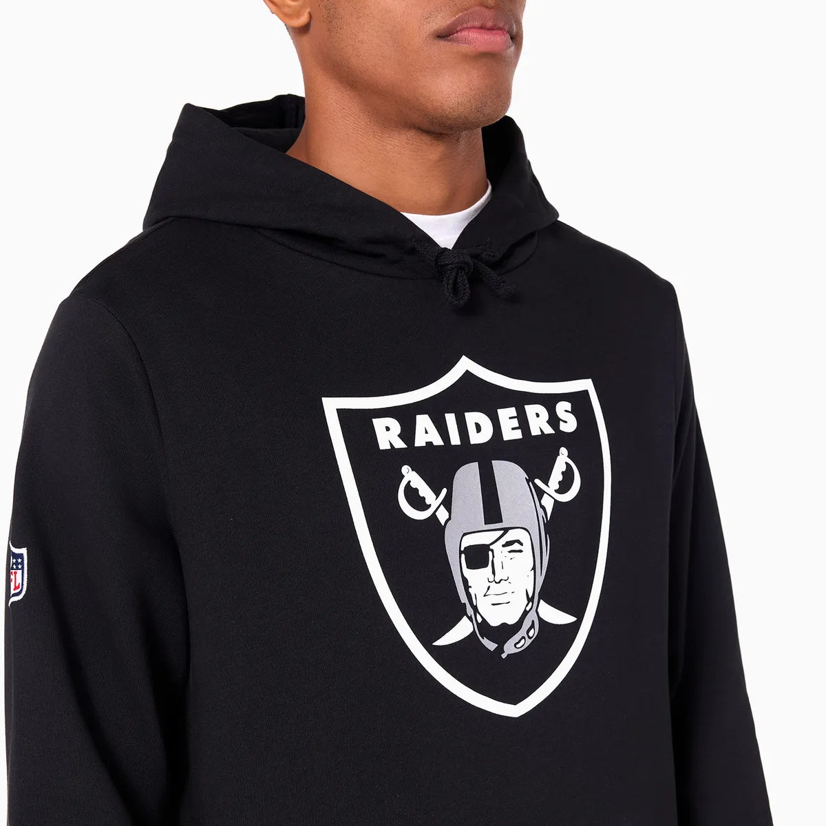 New Era NOS NFL REGULAR HOODY LASRAI  Blkwhi