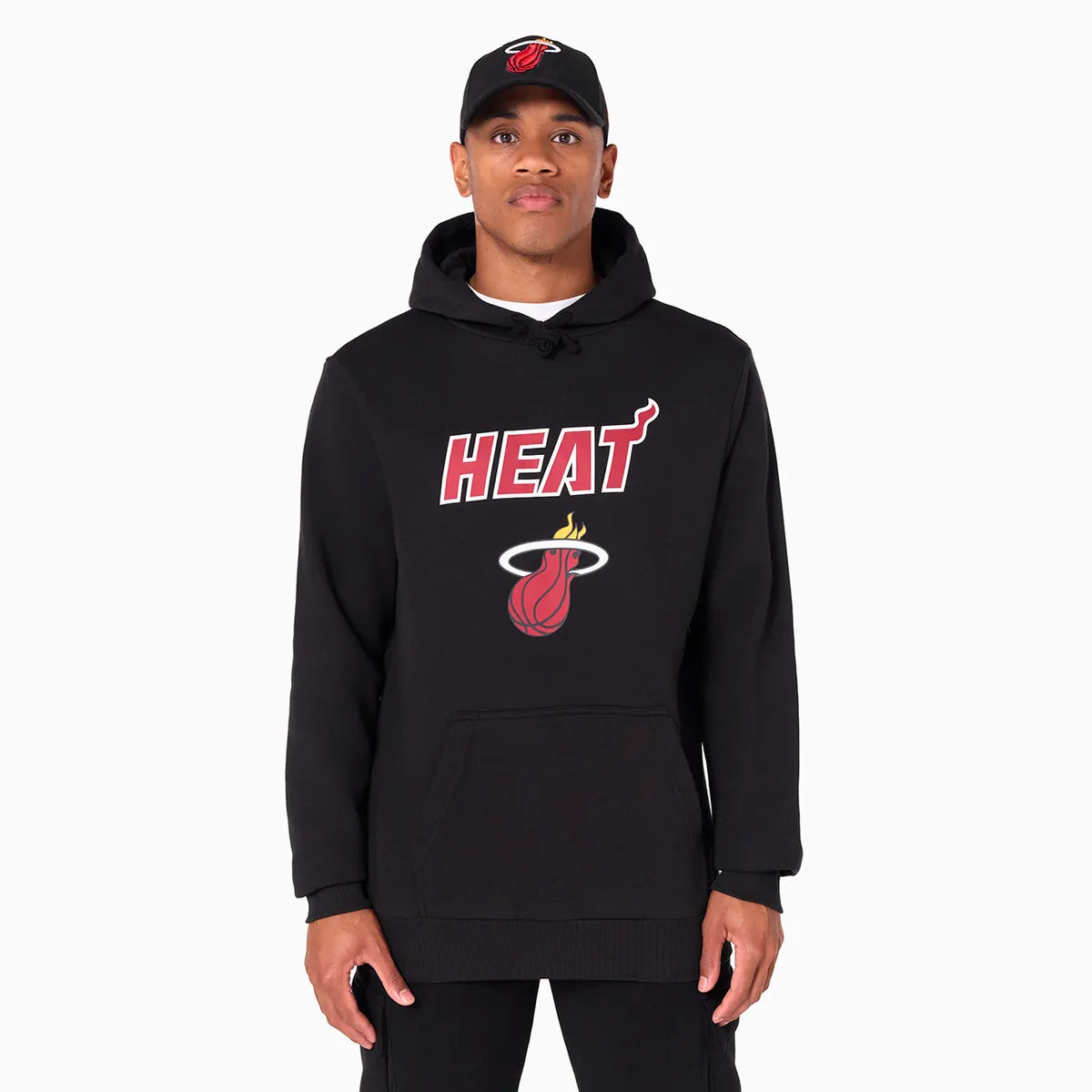 New Era NOS NBA REGULAR HOODY MIAHEA  Blk