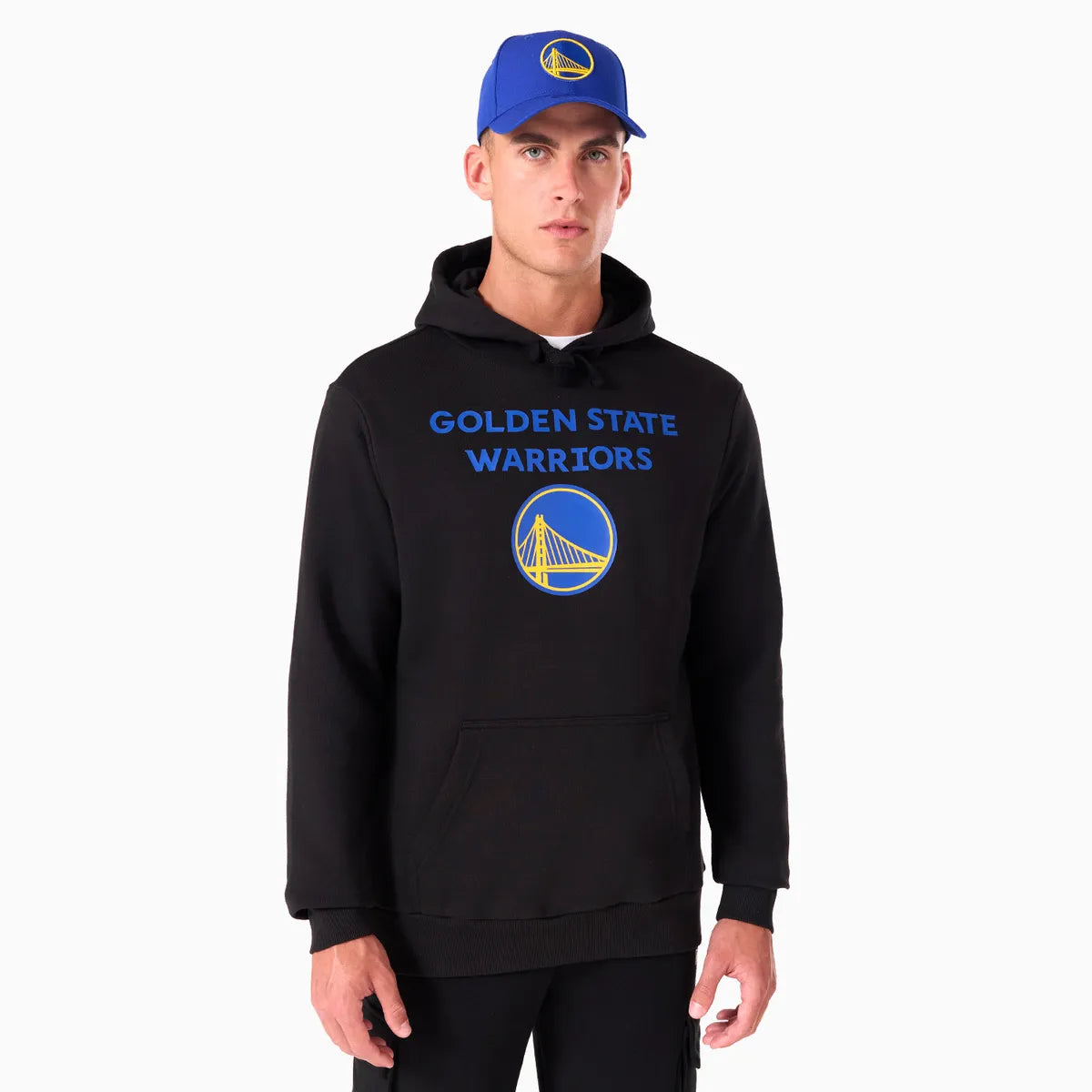 New Era NOS NBA REGULAR HOODY GOLWAR  Blk