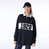 New Era NE DROP SHLDR RUGBY SHIRT NEW Blk