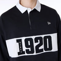 New Era NE DROP SHLDR RUGBY SHIRT NEW Blk