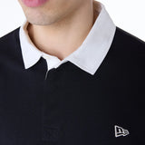 New Era NE DROP SHLDR RUGBY SHIRT NEW Blk