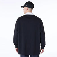 New Era NE DROP SHLDR RUGBY SHIRT NEW Blk
