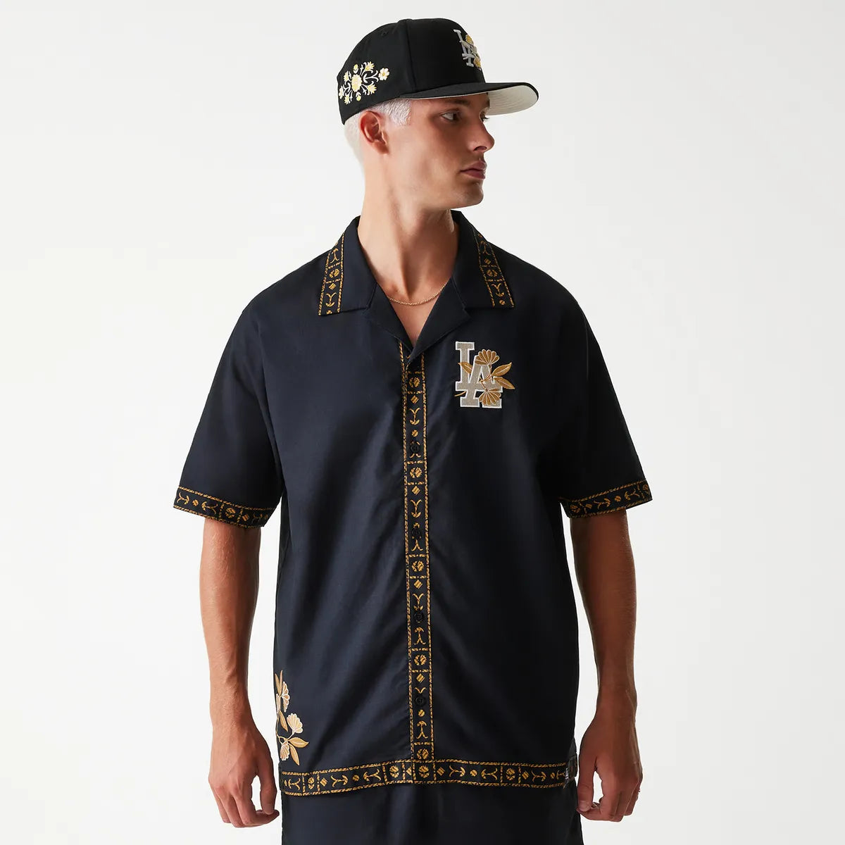 New Era MLB TAPING REVERE SHIRT LOSDO Blk