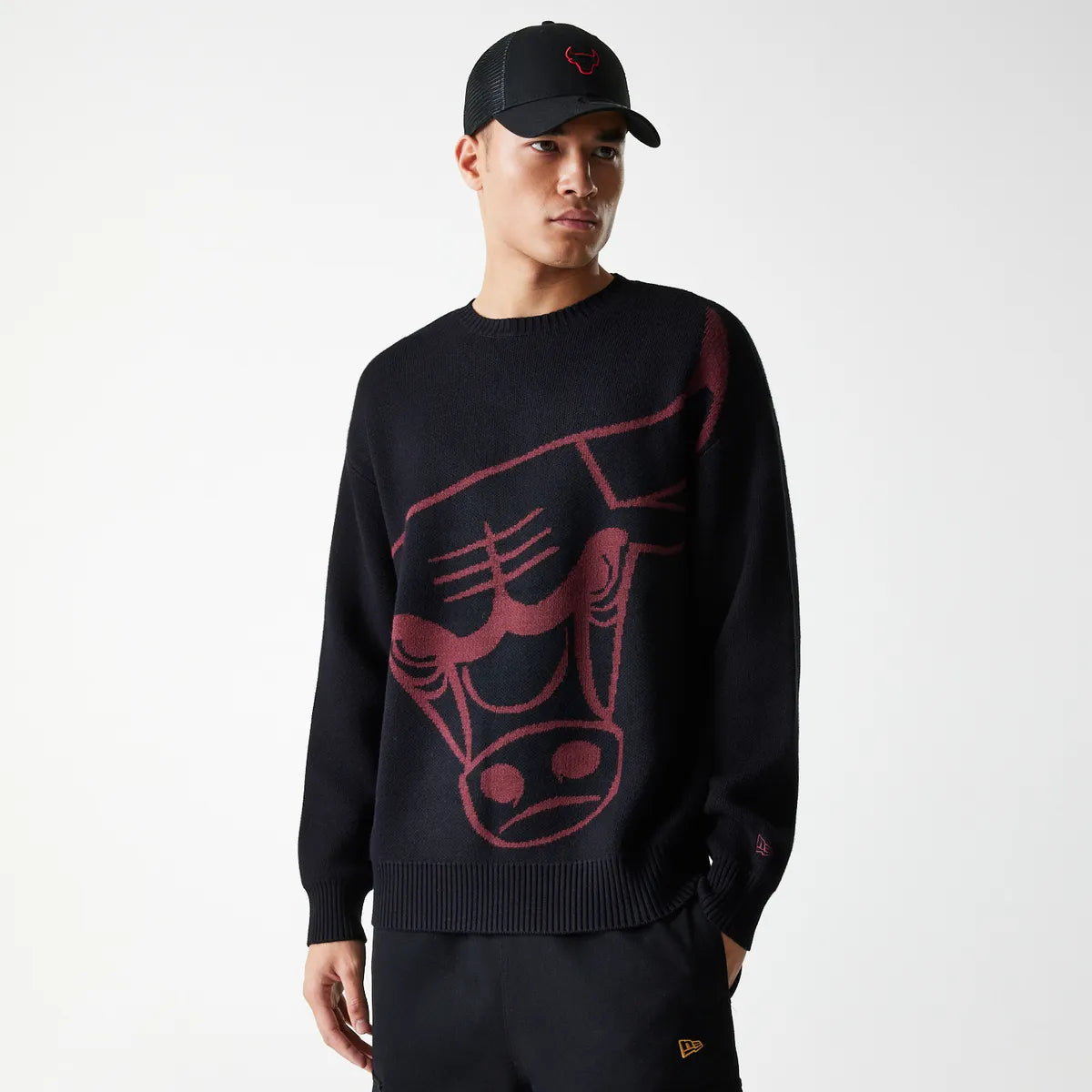 New Era NBA KNIT SWEATER CHIBUL  Blk