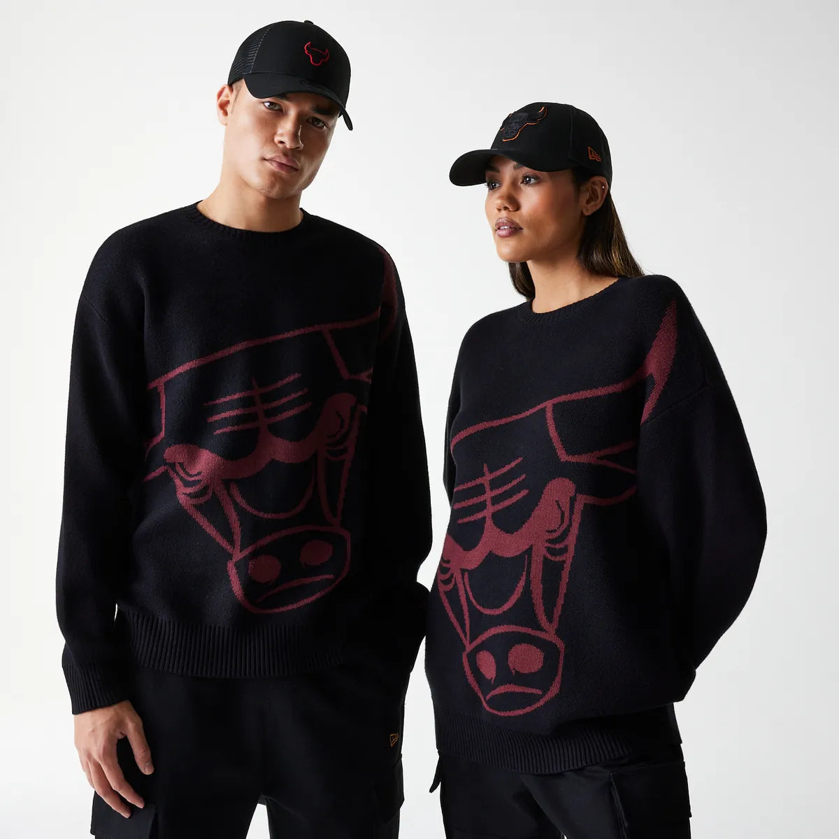 New Era NBA KNIT SWEATER CHIBUL  Blk