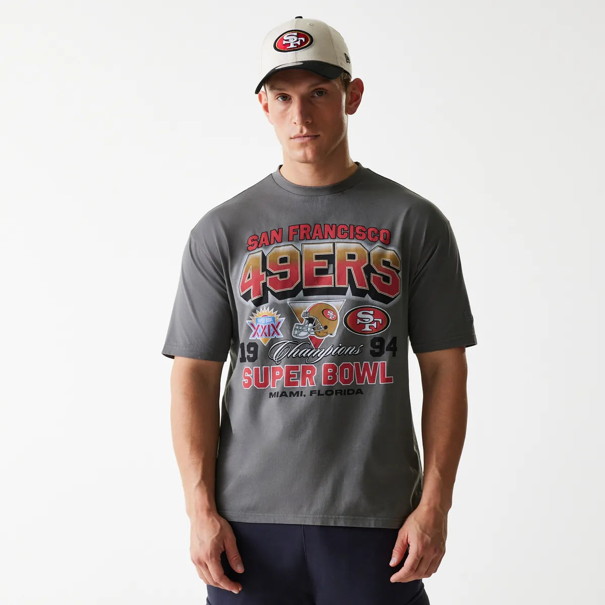 New Era NFL WASHED SUPER BOWL OS TEE  Dgr