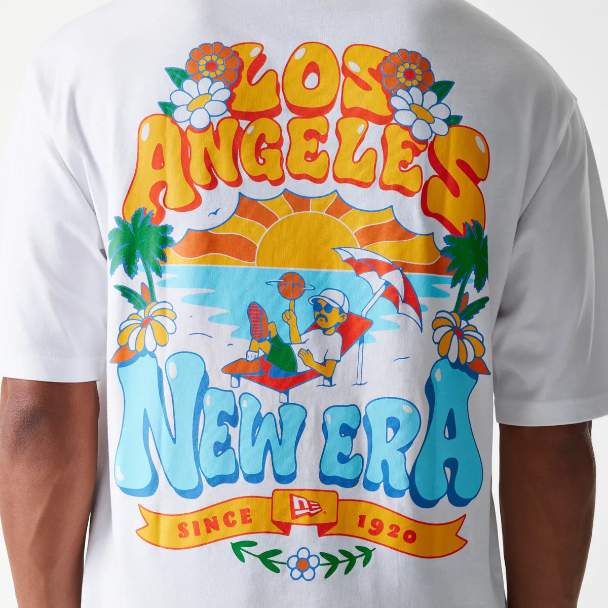 New Era NE OS GRPHC TEE 2 NEWERA  Whi