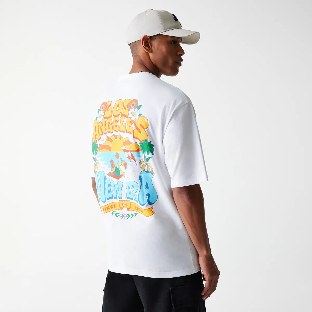 New Era NE OS GRPHC TEE 2 NEWERA  Whi