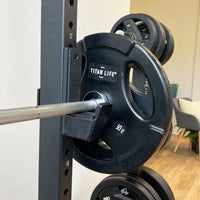 TITAN LIFE PRO Squat Stand Skivstångställning – kompakt styrka för ditt hemmagym