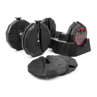 Gymstick Justerbar hantel Quick-Lock Dumbbell – En hel hantelpark i en enda vikt Ställbar 22,5kg