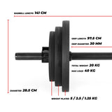 Gymstick Pro Pumpset – komplett viktset för effektiv styrketräning hemma eller i grupp