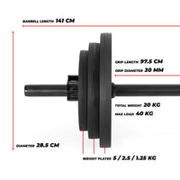 Gymstick Pro Pumpset – komplett viktset för effektiv styrketräning hemma eller i grupp