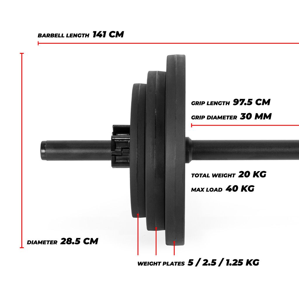 Gymstick Pro Pumpset – komplett viktset för effektiv styrketräning hemma eller i grupp