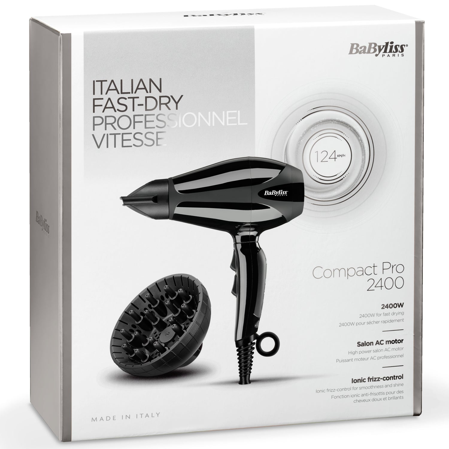 Babyliss Hårfön Compact Pro 2400 6715DE