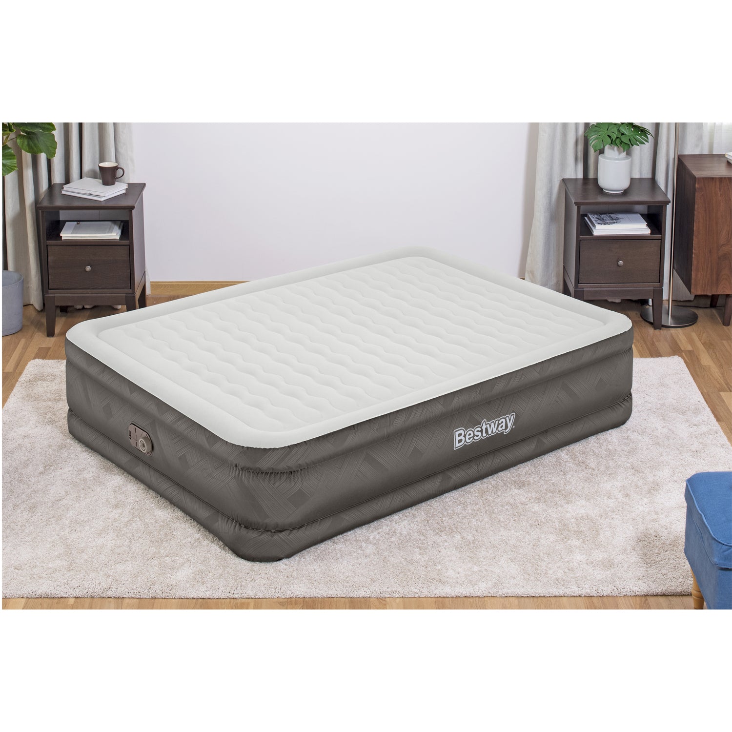 Bestway Luftmadrass Fortech 2.03m x 1.52m x 46cm