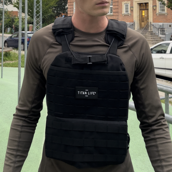 TITAN LIFE Tactical Vest Viktväst 6,5 kg – byggd för extrem träning