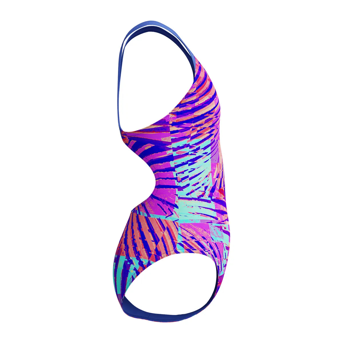 Speedo Girls Digital Allover Splashback Blue