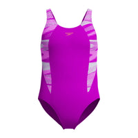 Speedo Girls HyperBoom Splice Muscleback Pink