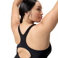 Speedo Plus Size Endurance+ Medalist Swimsuit Black