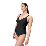 Speedo Solid Cross Knot Swimsuit Black